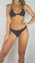 Load image into Gallery viewer, Moana Bikini Set - Knot Top - Black
